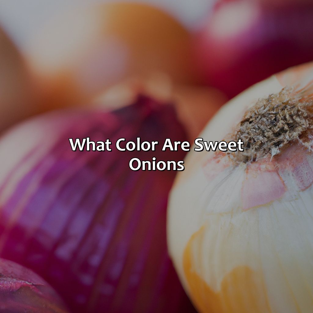 What Color Are Sweet Onions - colorscombo.com