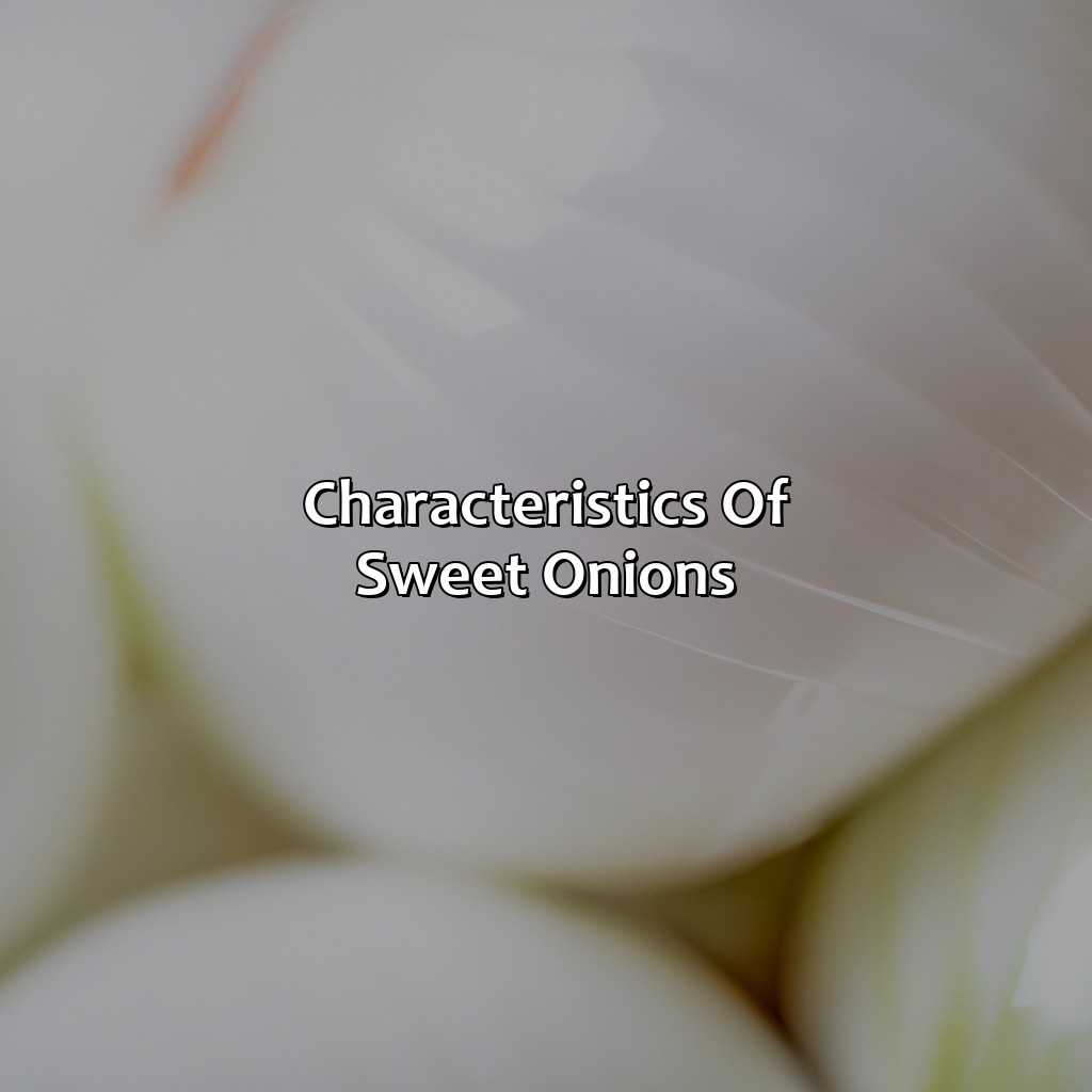 Characteristics Of Sweet Onions  - What Color Are Sweet Onions, 