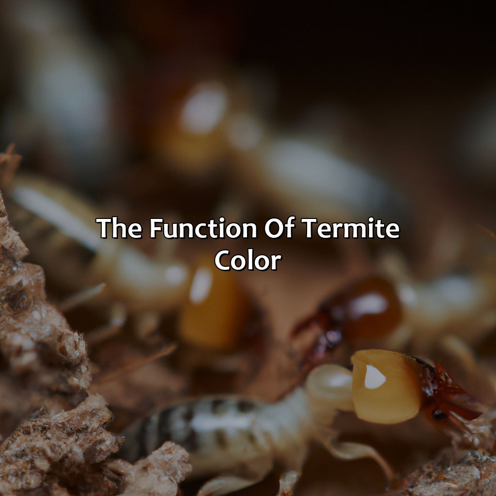The Function Of Termite Color  - What Color Are Termites, 