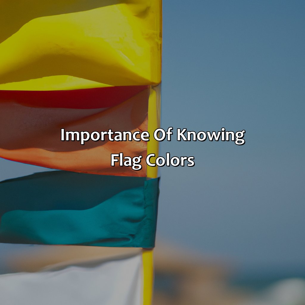 Importance Of Knowing Flag Colors  - What Color Are The Beach Flags Today, 