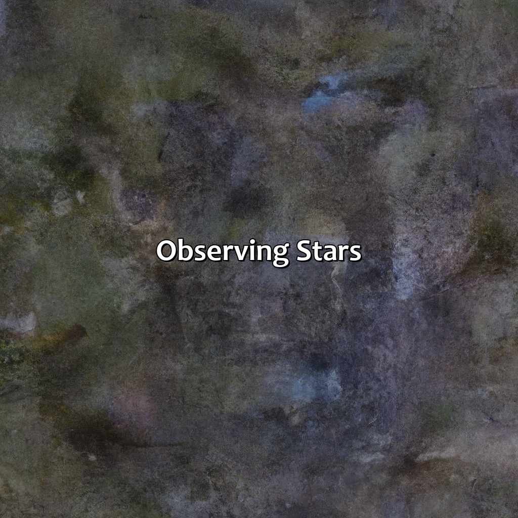 Observing Stars  - What Color Are The Stars, 