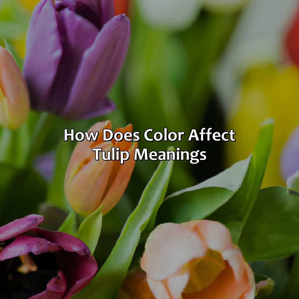 How Does Color Affect Tulip Meanings?  - What Color Are Tulips, 