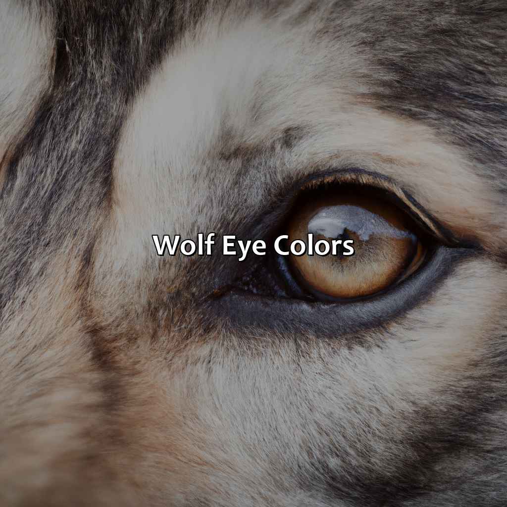 Wolf Eye Colors  - What Color Are Wolf Eyes, 