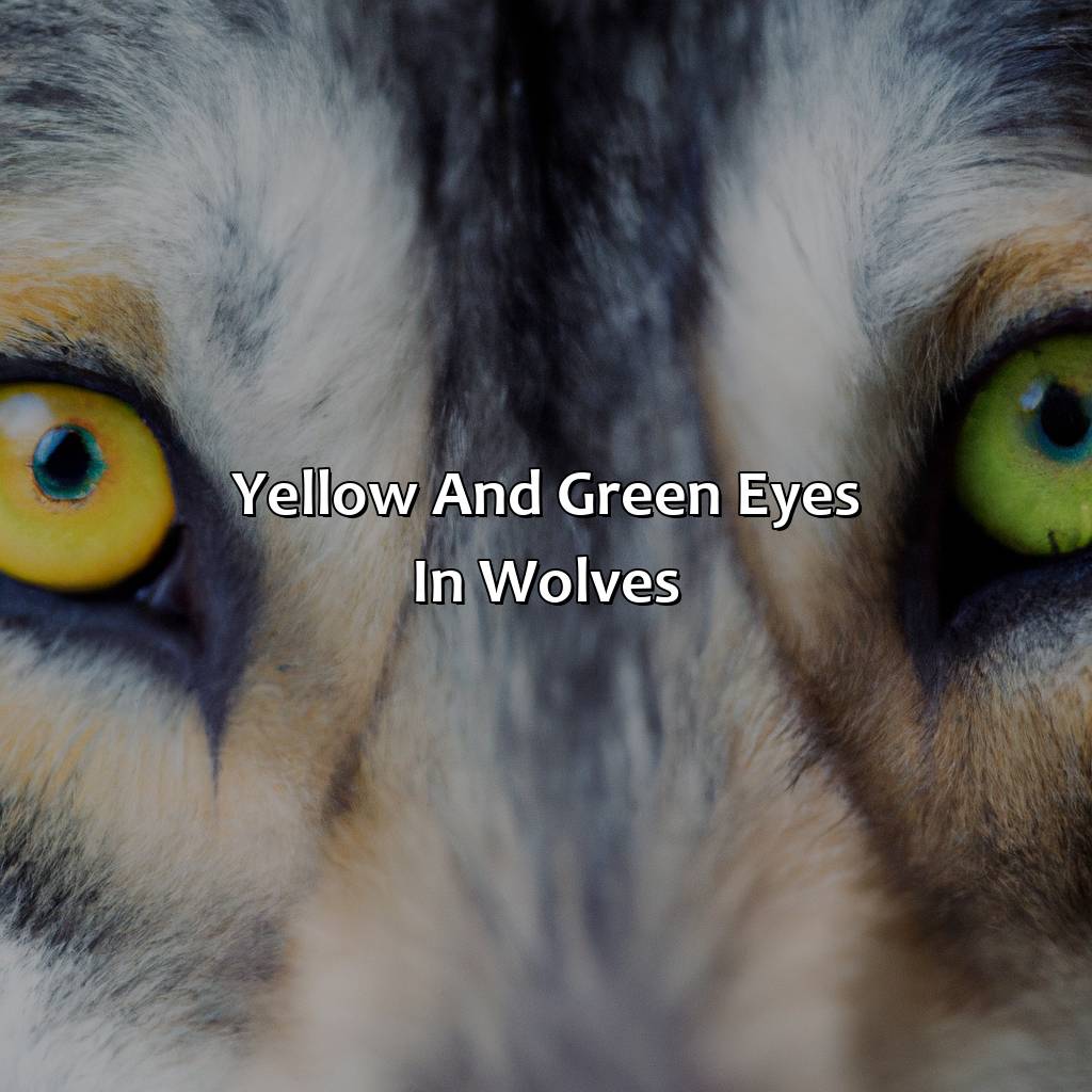 Yellow And Green Eyes In Wolves  - What Color Are Wolves Eyes, 