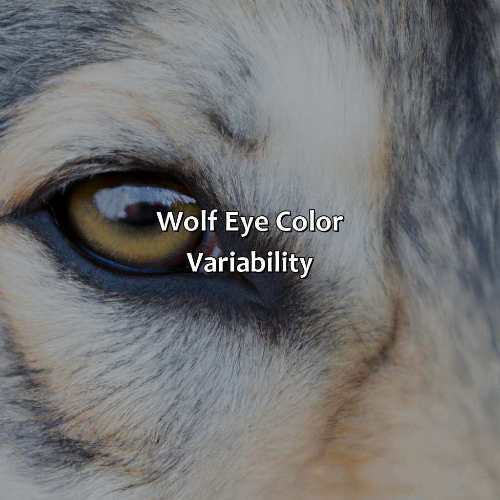 Wolf Eye Color Variability  - What Color Are Wolves Eyes, 