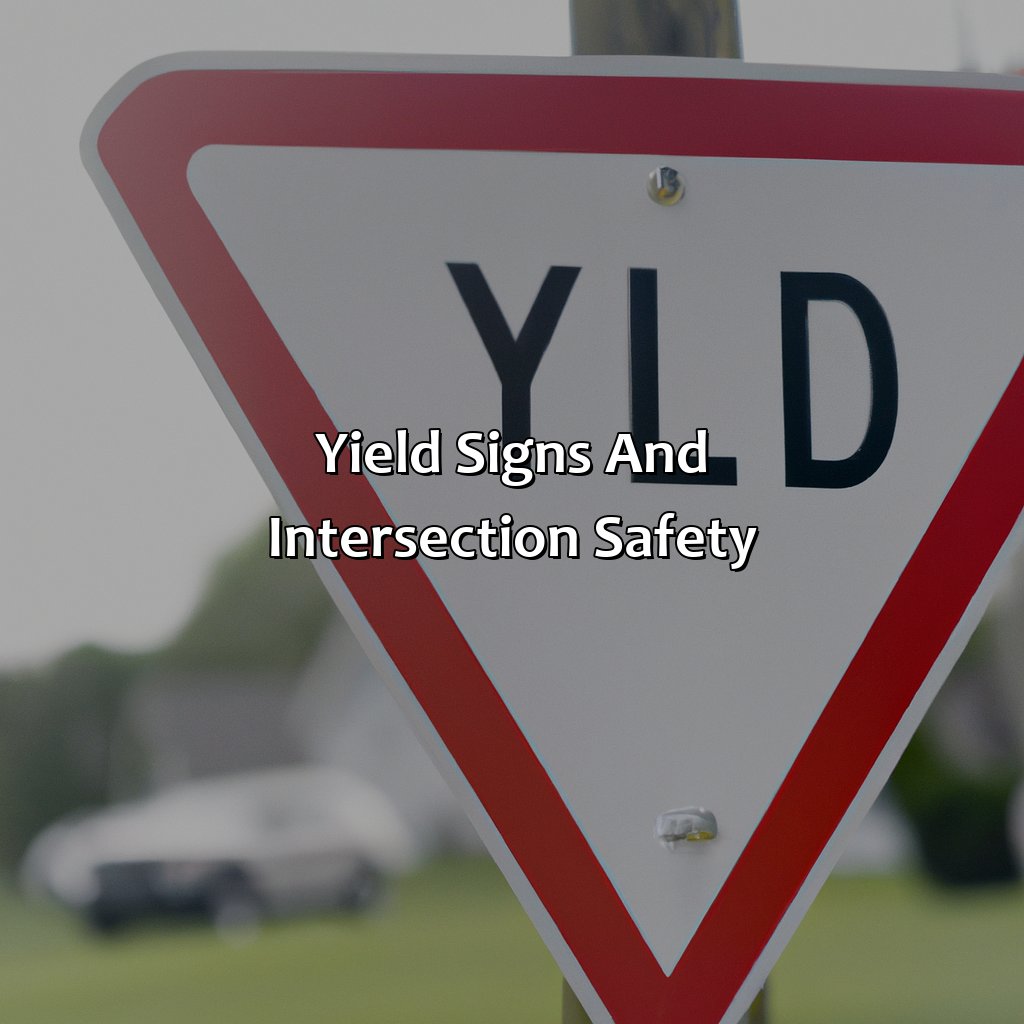 Yield Signs And Intersection Safety  - What Color Are Yield Signs, 