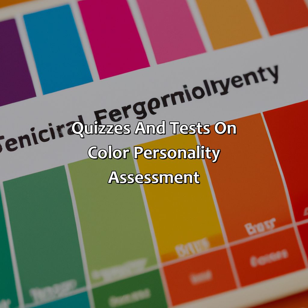 Quizzes And Tests On Color Personality Assessment  - What Color Are You, 