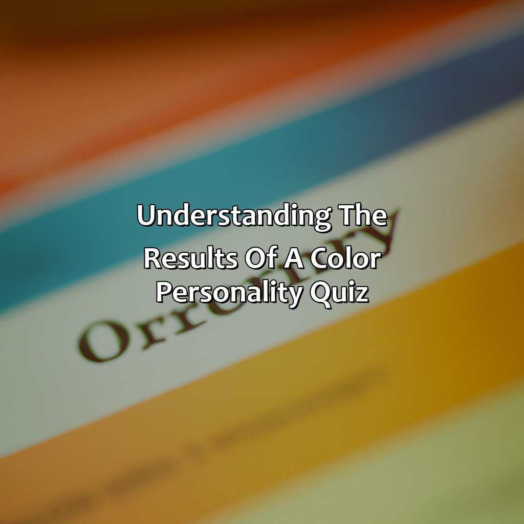 Understanding The Results Of A Color Personality Quiz  - What Color Are You Quiz, 