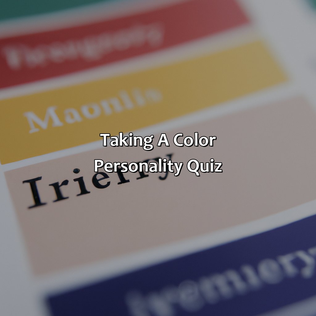 Taking A Color Personality Quiz  - What Color Are You Quiz, 
