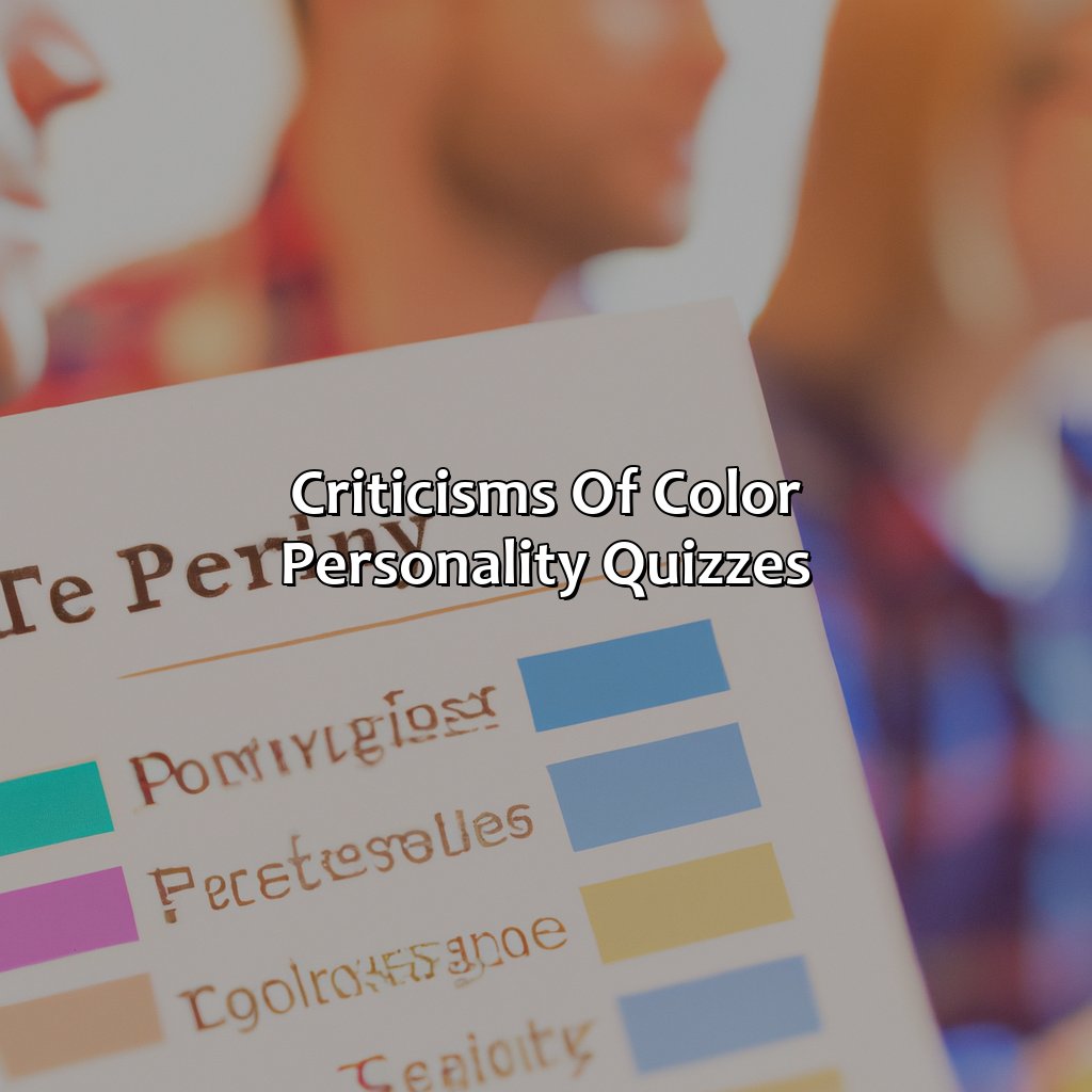 Criticisms Of Color Personality Quizzes  - What Color Are You Quiz, 