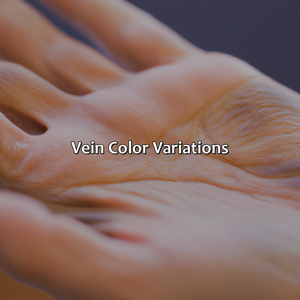 Vein Color Variations  - What Color Are Your Veins, 