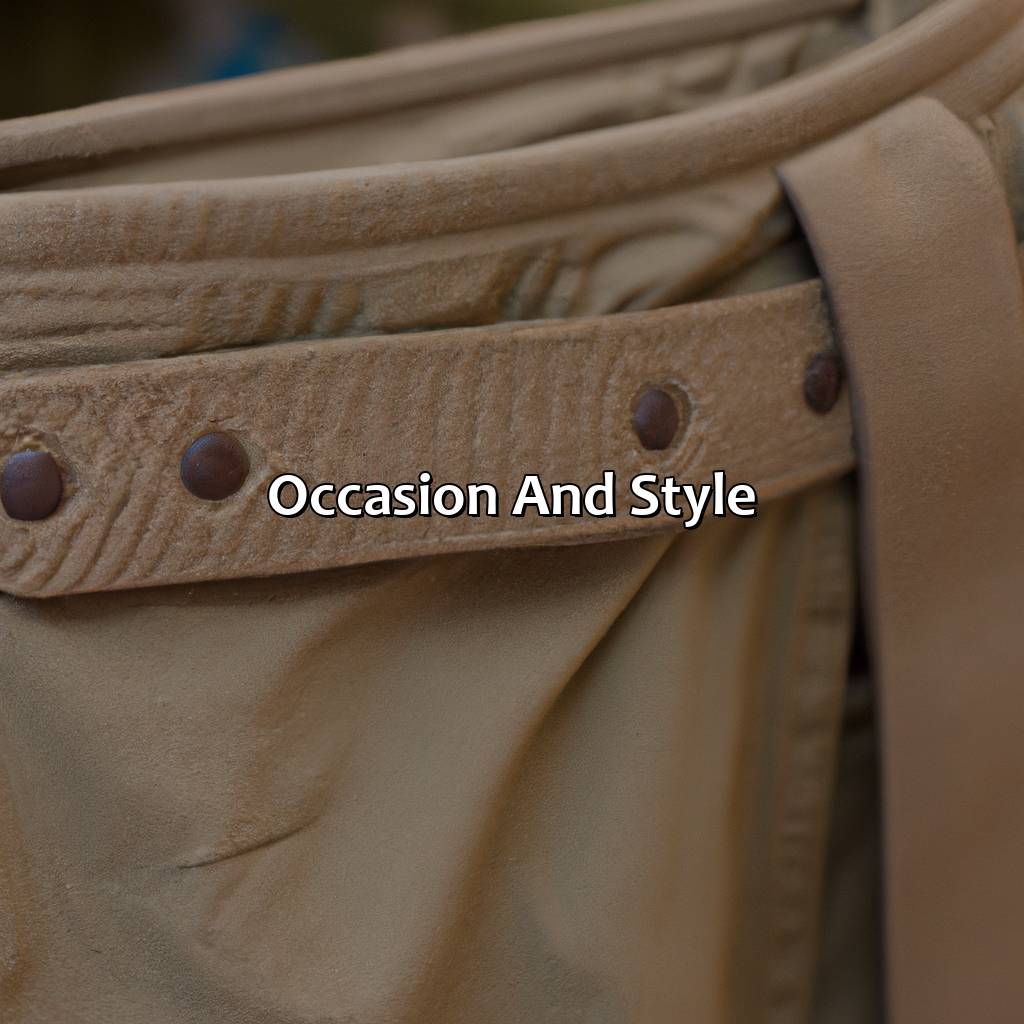 Occasion And Style  - What Color Belt With Khaki Pants, 