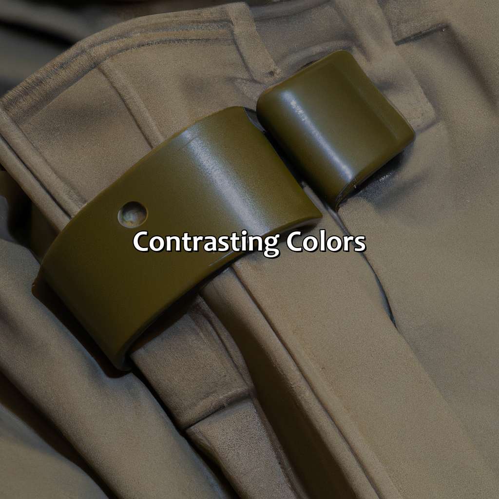 Contrasting Colors  - What Color Belt With Khaki Pants, 