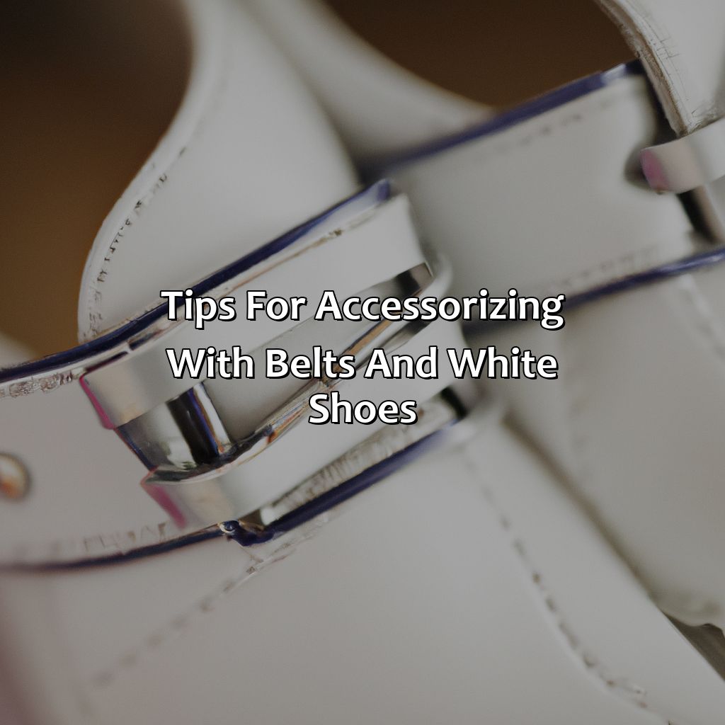 Tips For Accessorizing With Belts And White Shoes  - What Color Belt With White Shoes, 