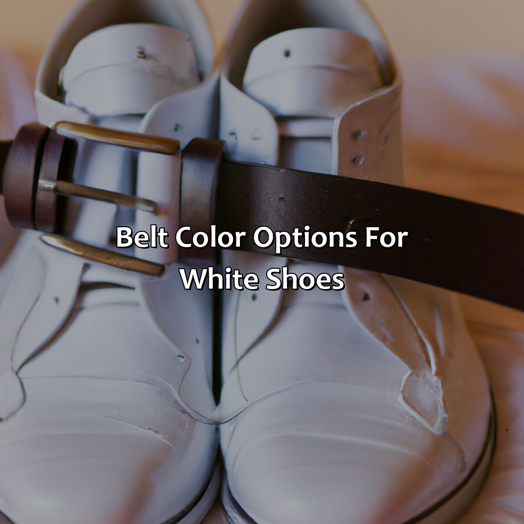 Belt Color Options For White Shoes  - What Color Belt With White Shoes, 