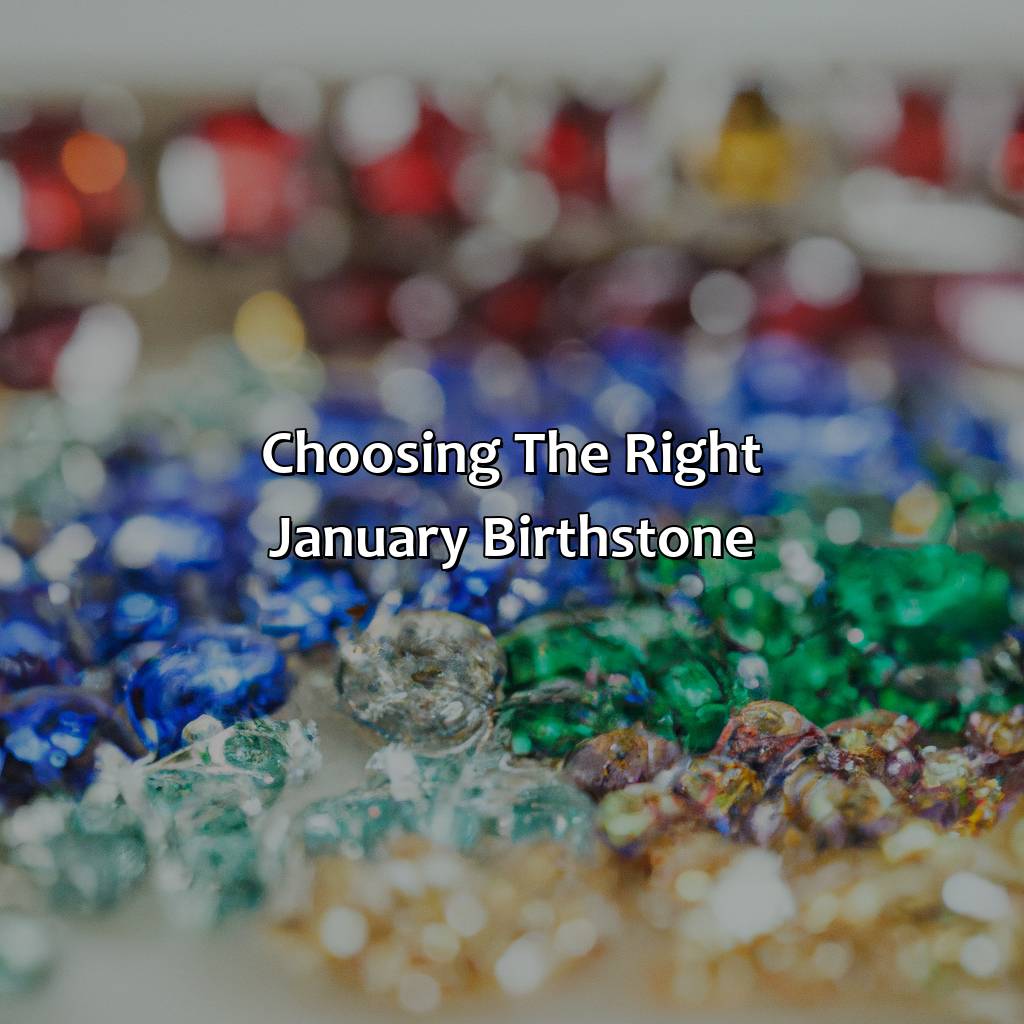 Choosing The Right January Birthstone  - What Color Birth Stone Is January, 