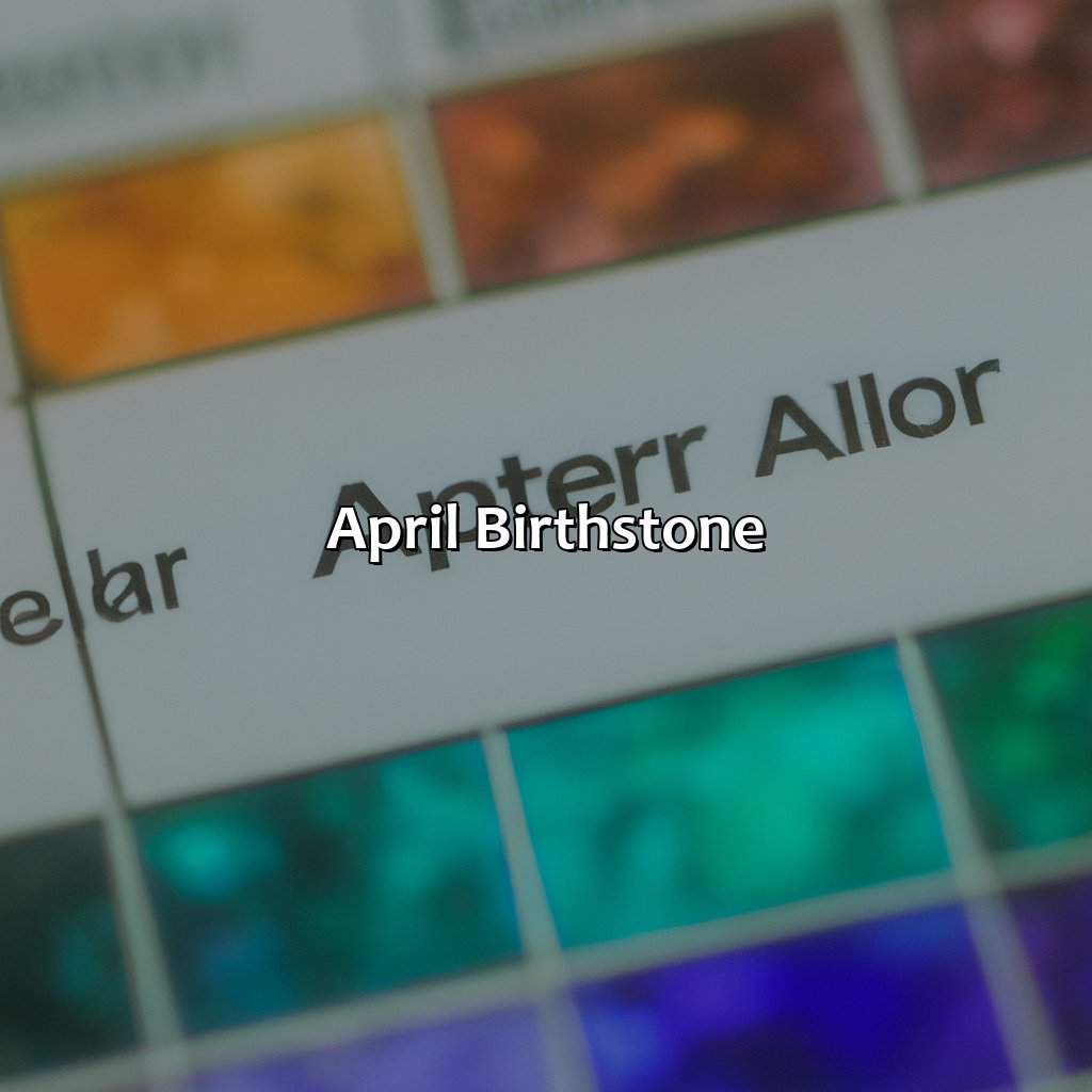 April Birthstone  - What Color Birthstone Is April, 