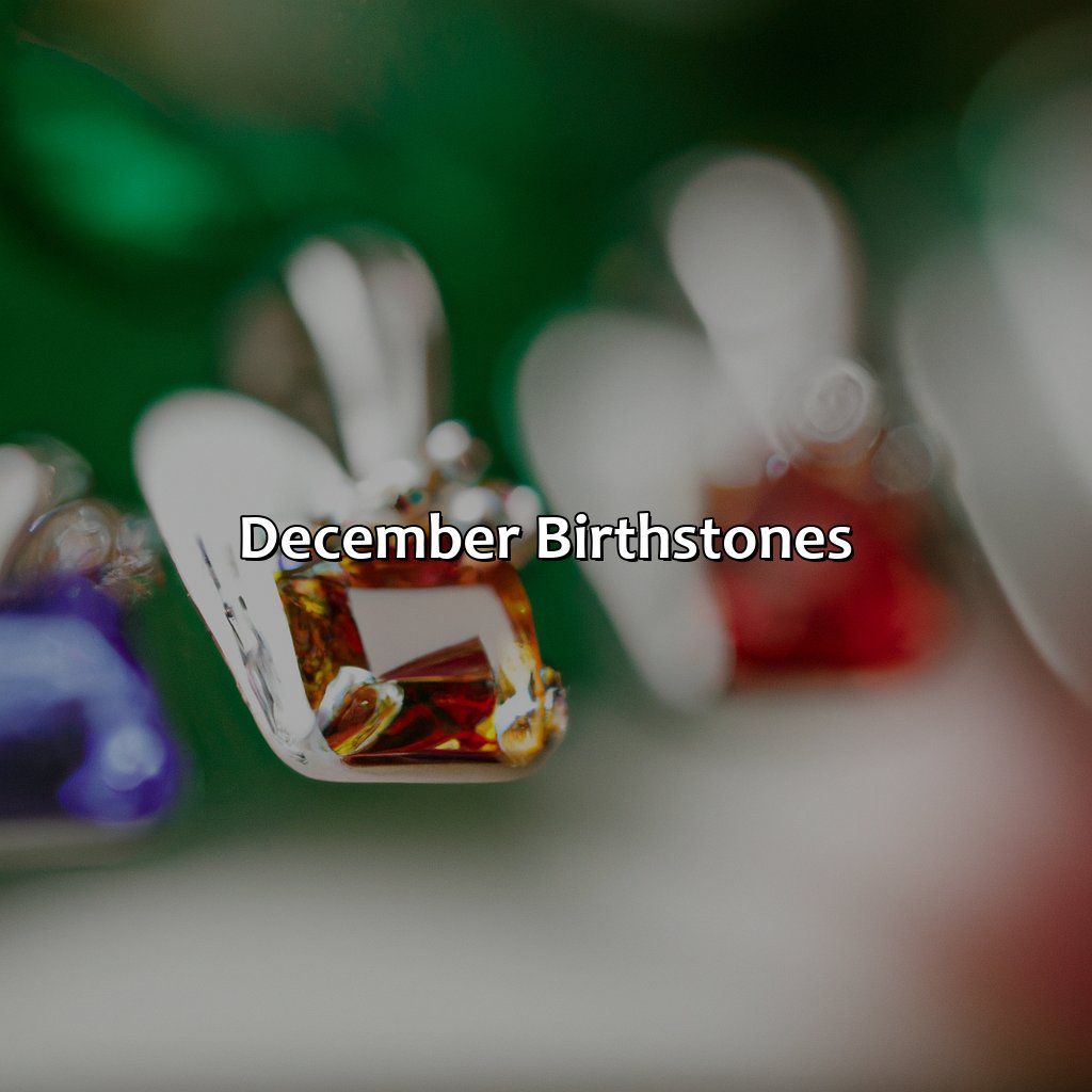 December Birthstones  - What Color Birthstone Is December, 