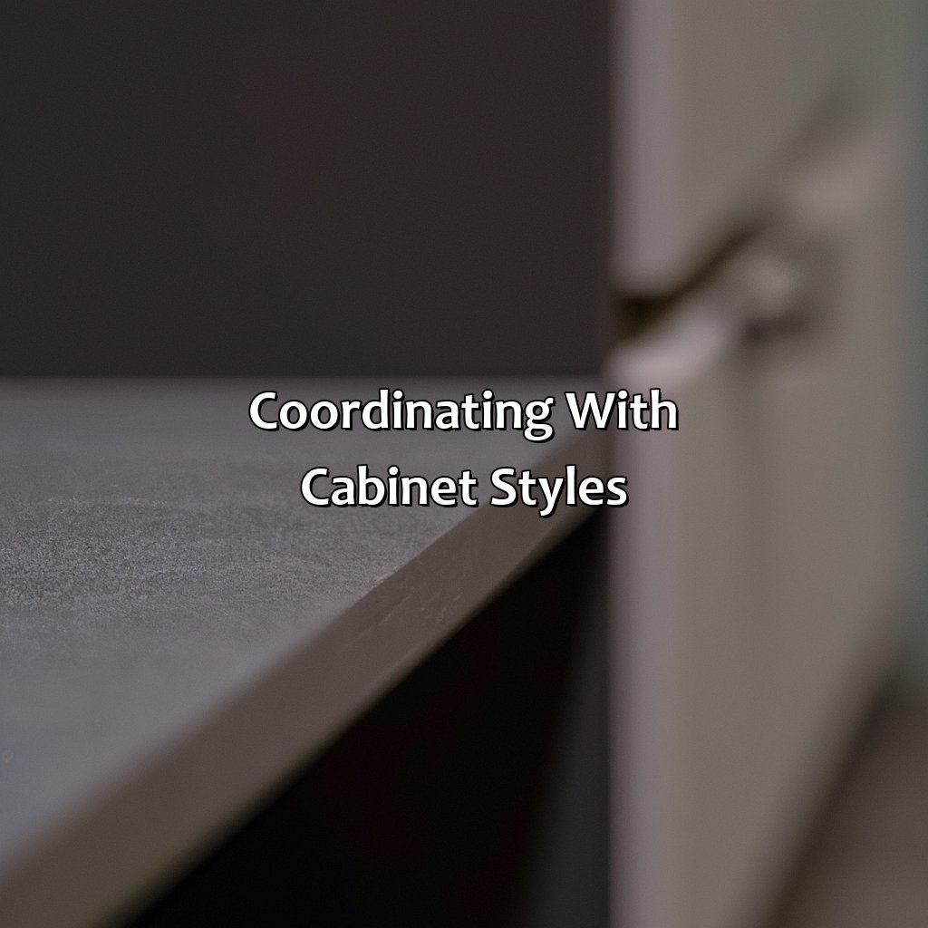 Coordinating With Cabinet Styles  - What Color Cabinets With Gray Floors, 