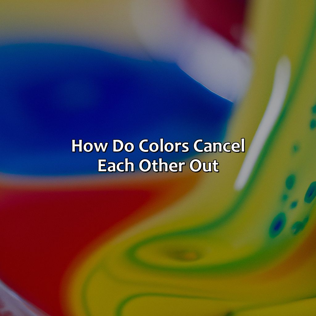 How Do Colors Cancel Each Other Out?  - What Color Cancels Blue, 