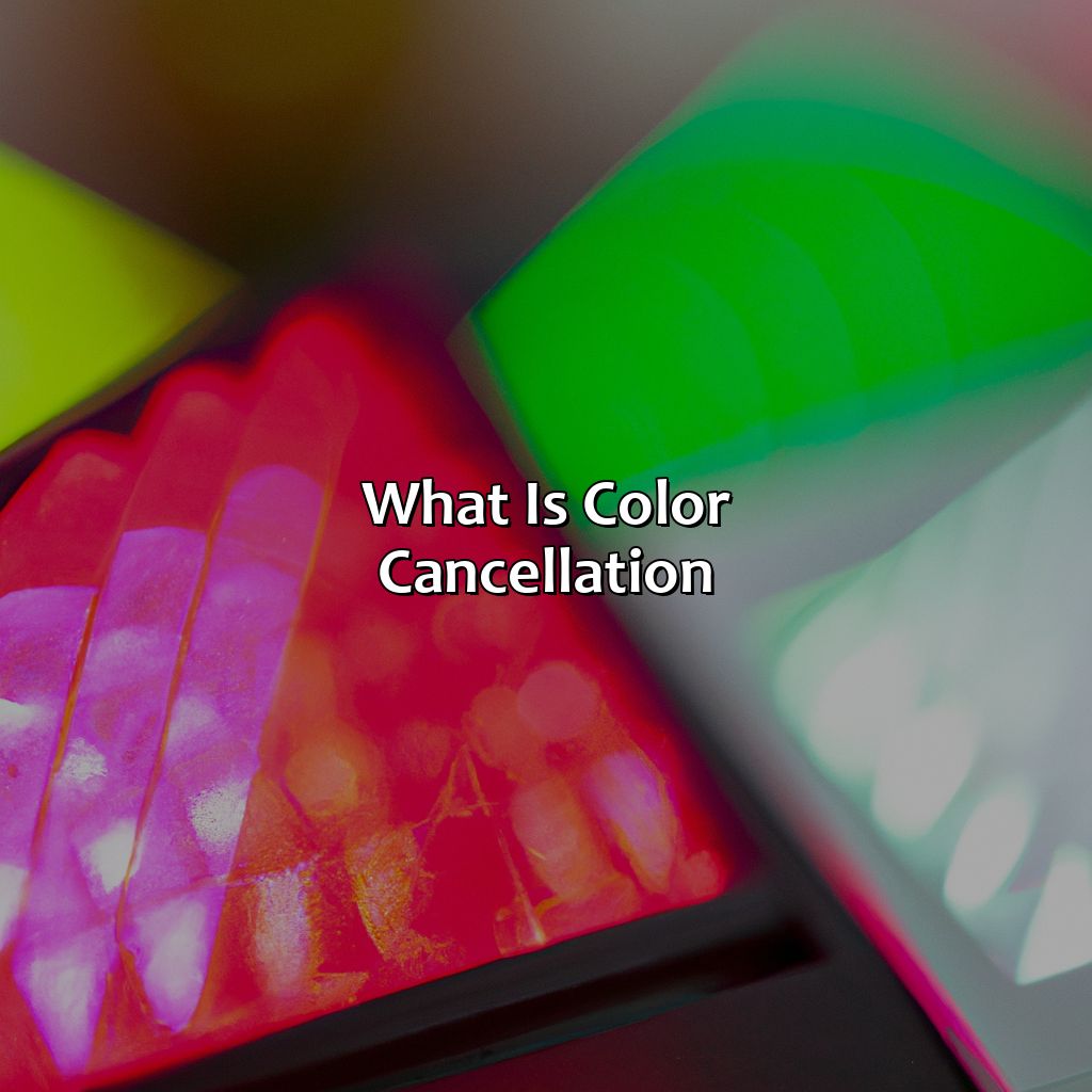 What Is Color Cancellation?  - What Color Cancels Blue, 