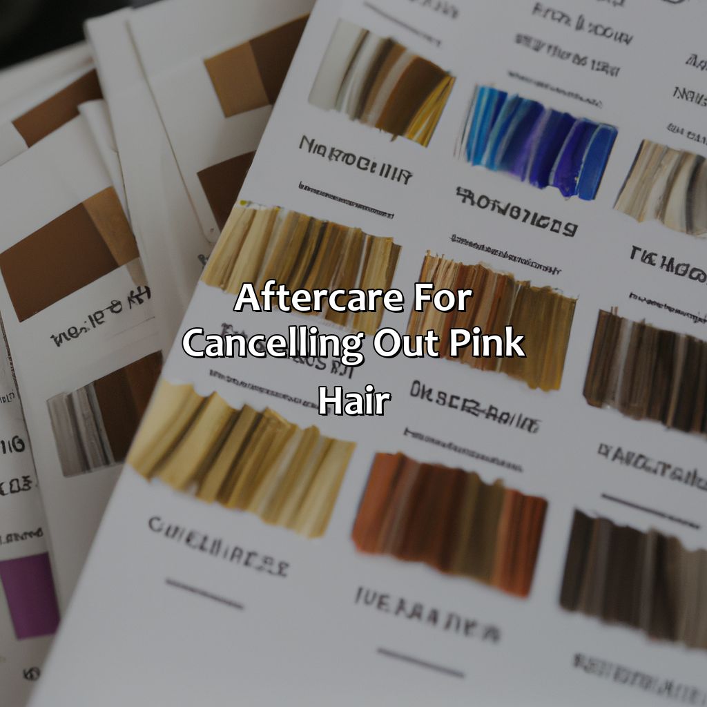 Aftercare For Cancelling Out Pink Hair  - What Color Cancels Out Pink Hair, 