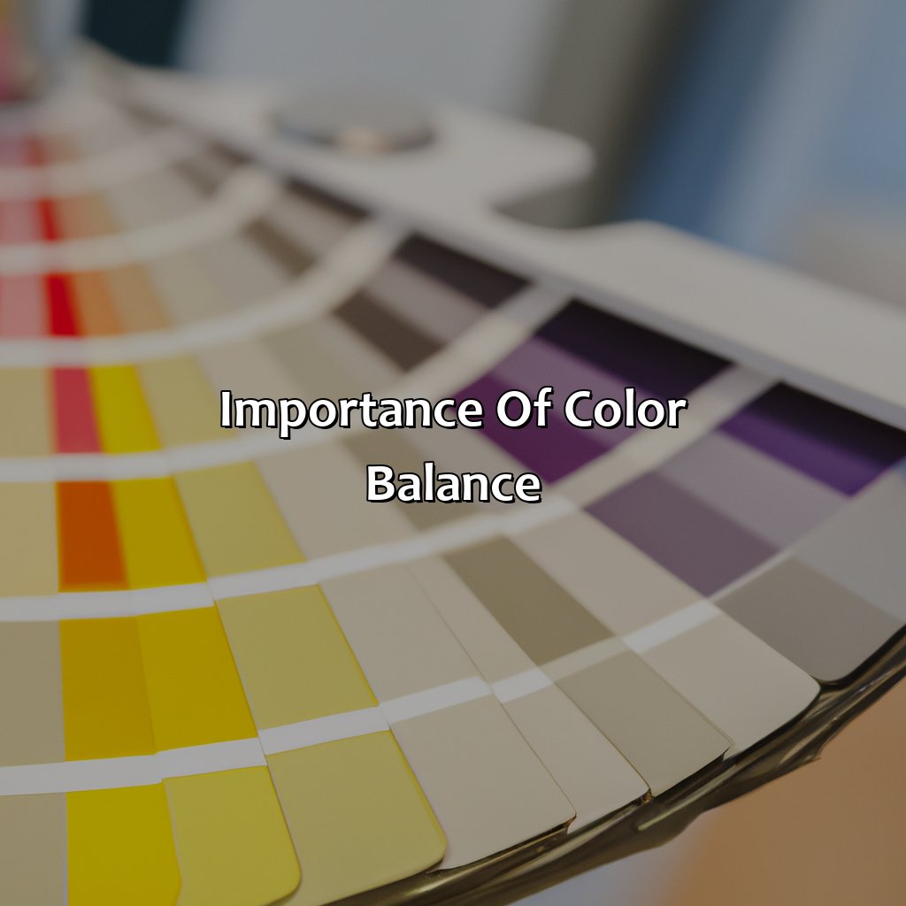 Importance Of Color Balance  - What Color Cancels Out Yellow, 