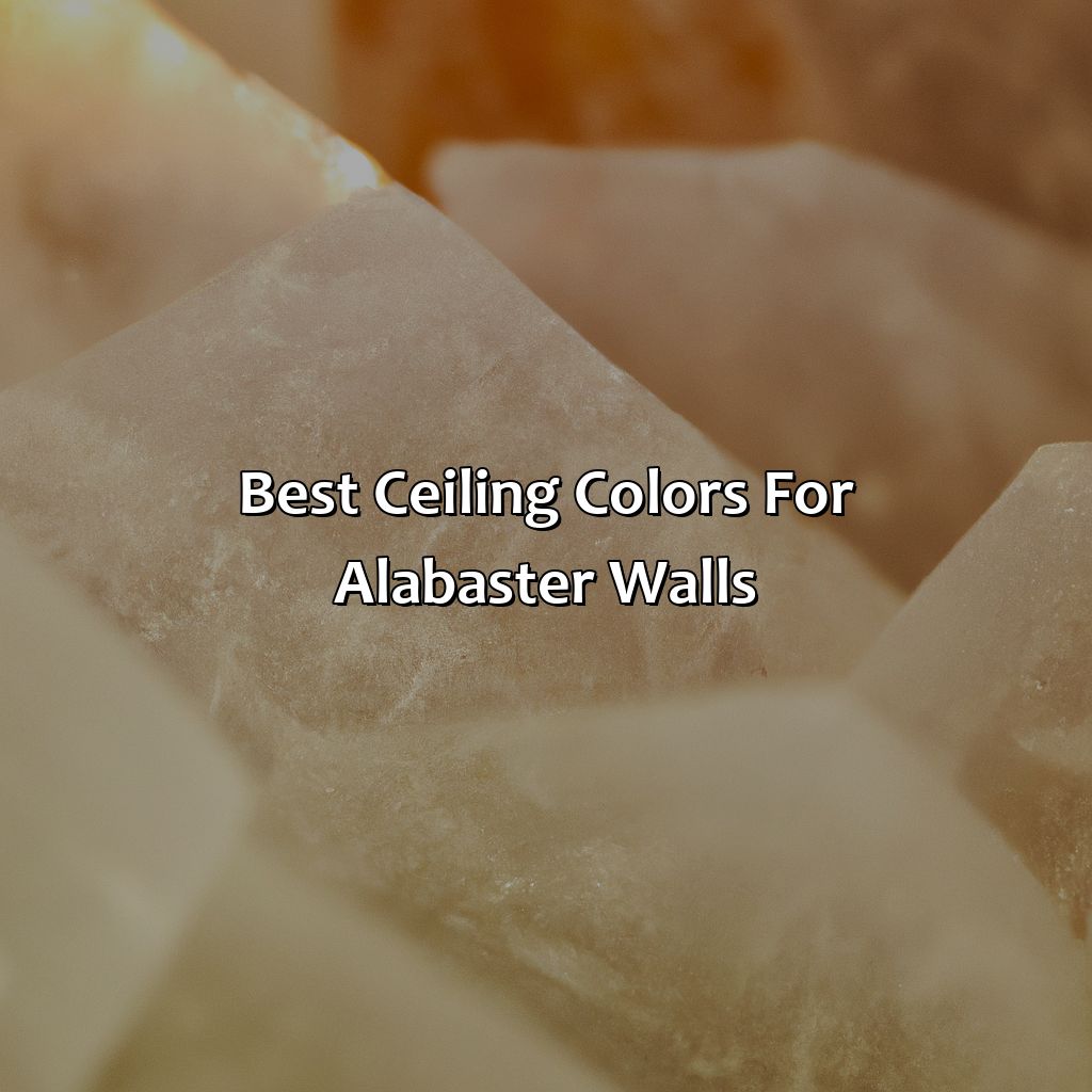 Best Ceiling Colors For Alabaster Walls  - What Color Ceiling With Alabaster Walls, 