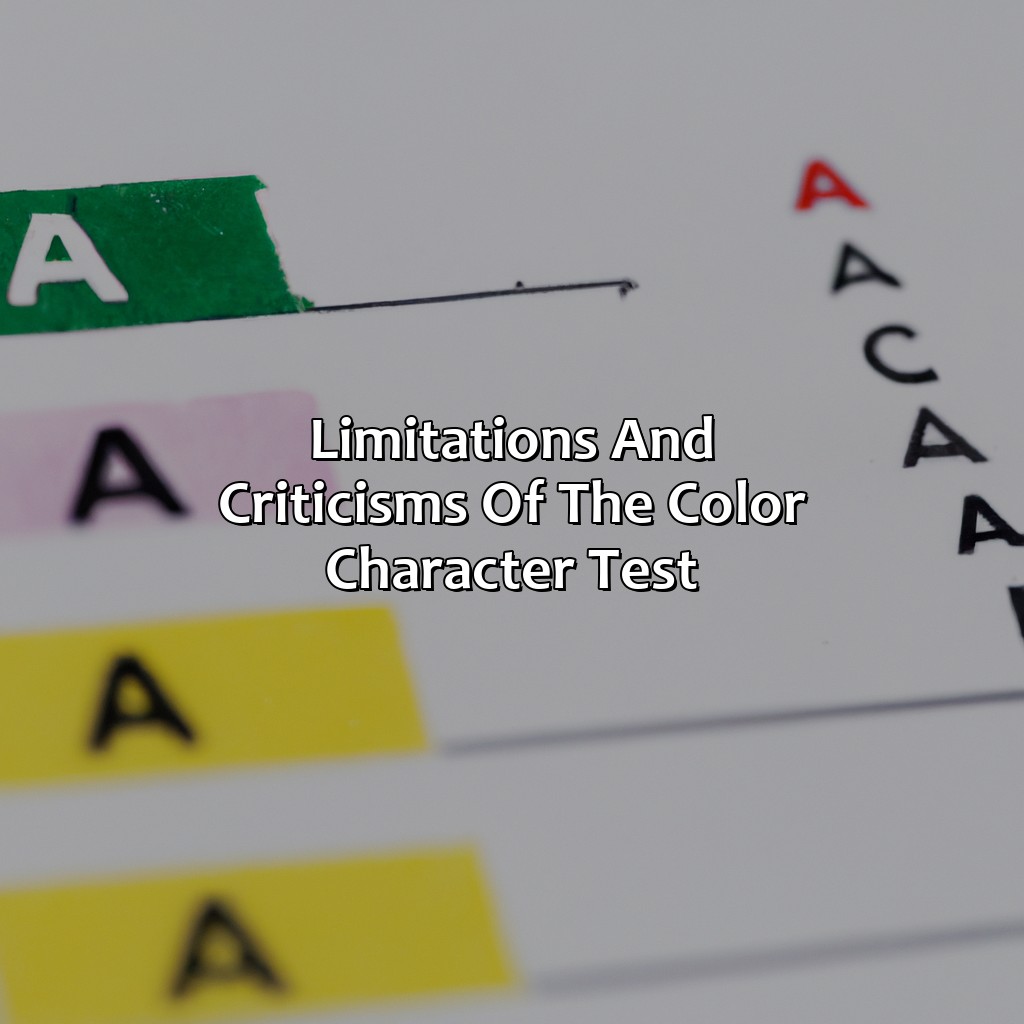Limitations And Criticisms Of The Color Character Test  - What Color Character Am I, 