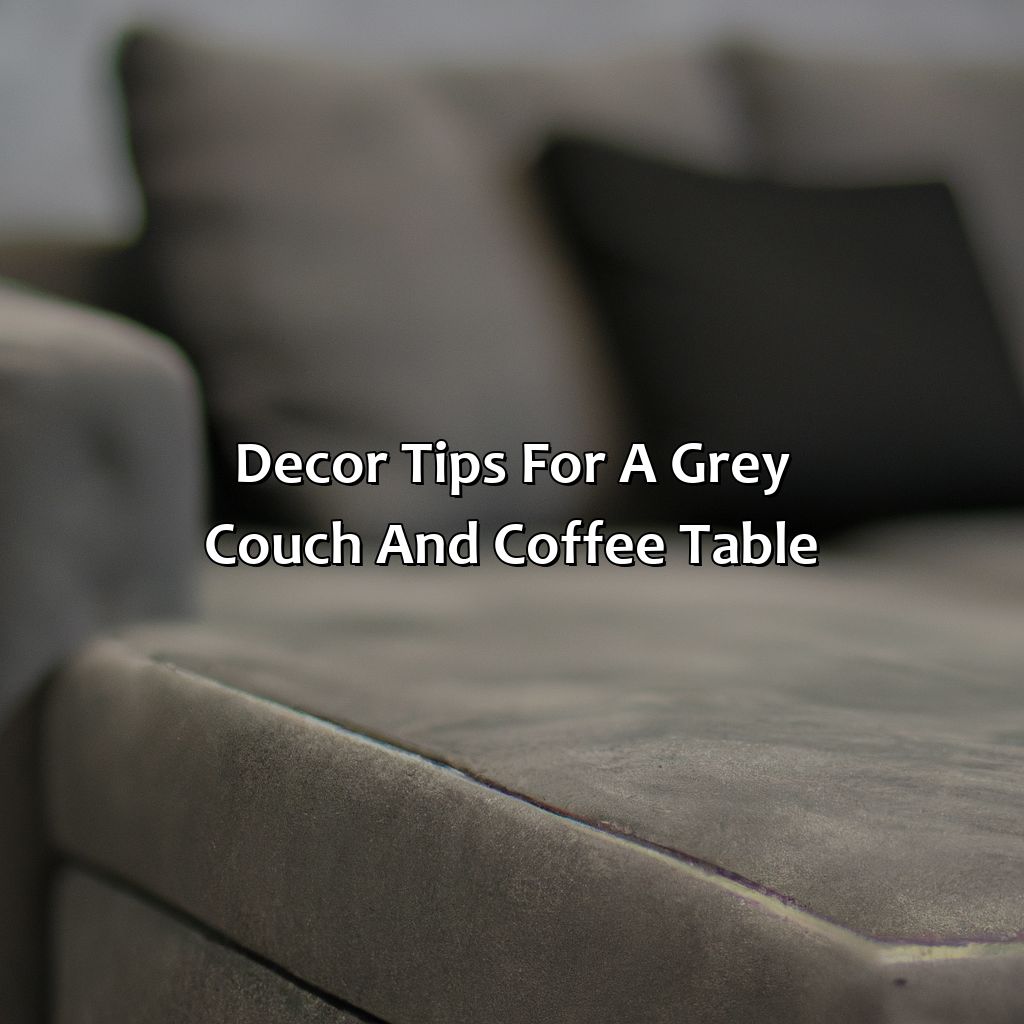 Decor Tips For A Grey Couch And Coffee Table  - What Color Coffee Table With Grey Couch, 