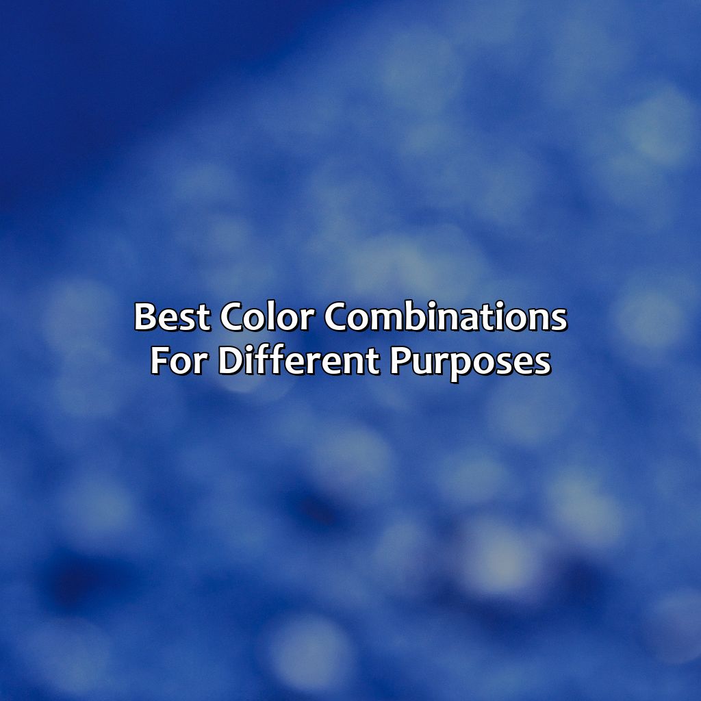 Best Color Combinations For Different Purposes  - What Color Compliments Blue, 