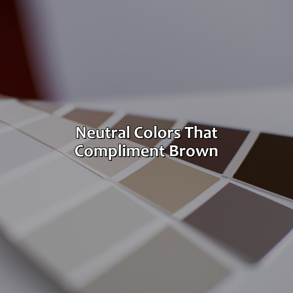 Neutral Colors That Compliment Brown  - What Color Compliments Brown, 