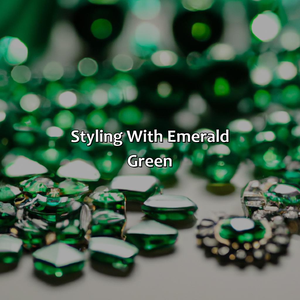 Styling With Emerald Green  - What Color Compliments Emerald Green, 