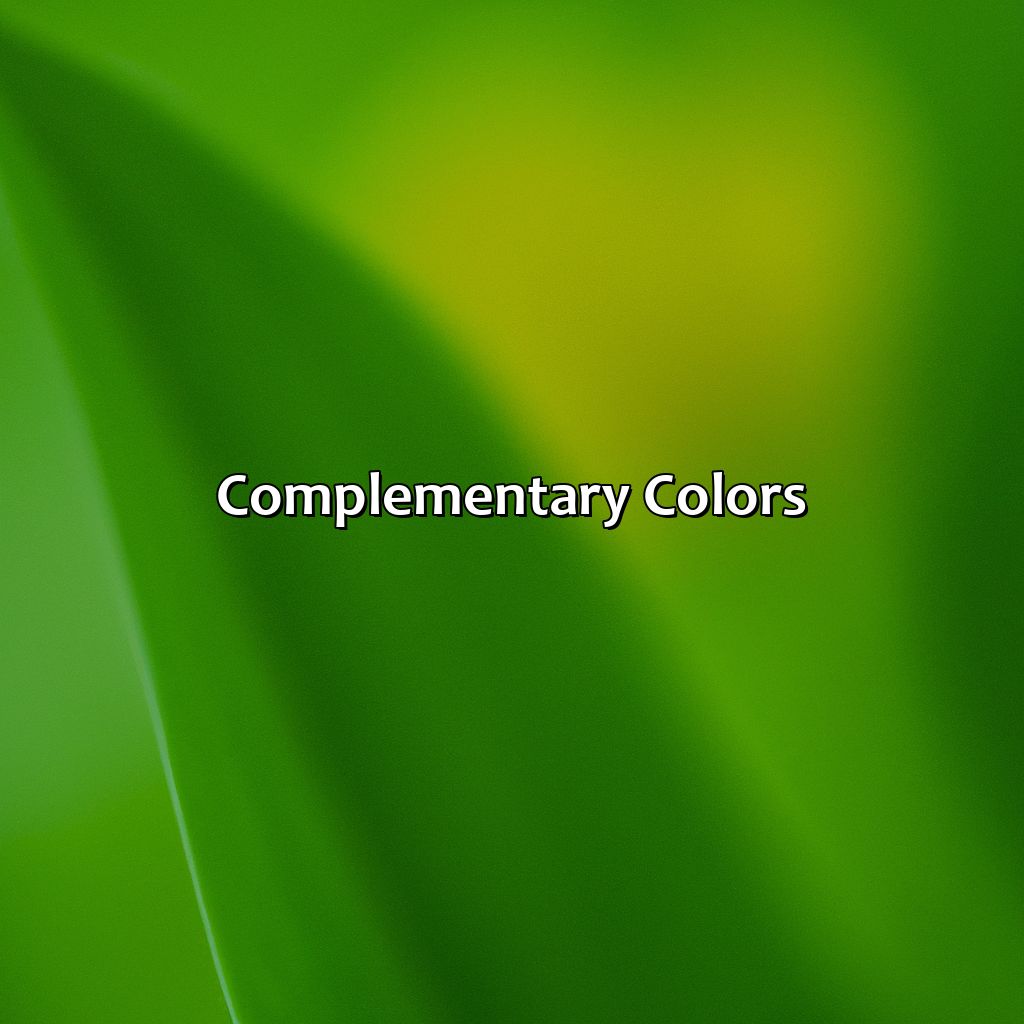 Complementary Colors  - What Color Compliments Green, 