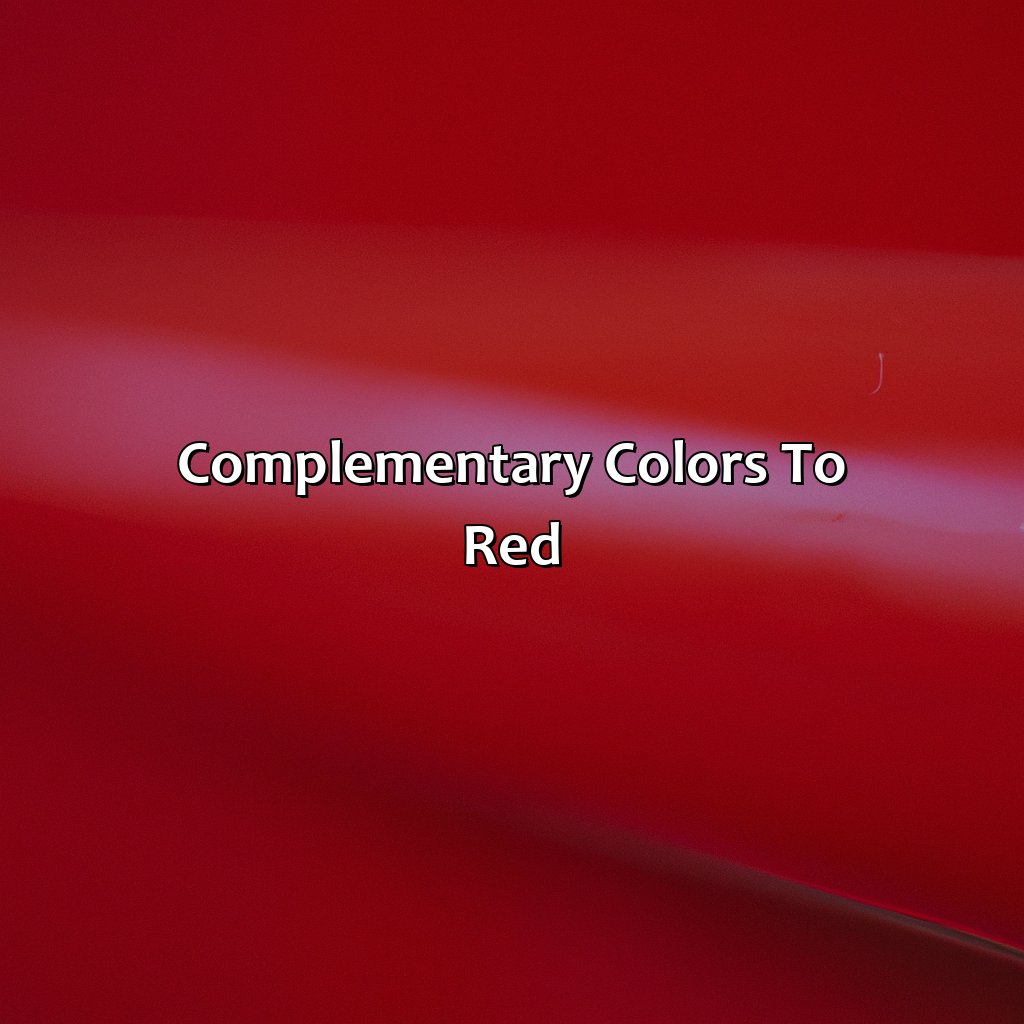 Complementary Colors To Red  - What Color Compliments Red, 