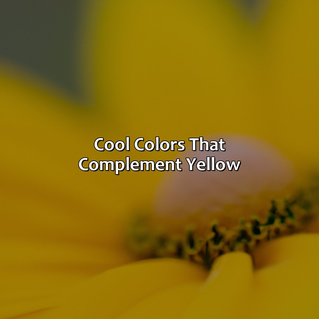 Cool Colors That Complement Yellow  - What Color Compliments Yellow, 