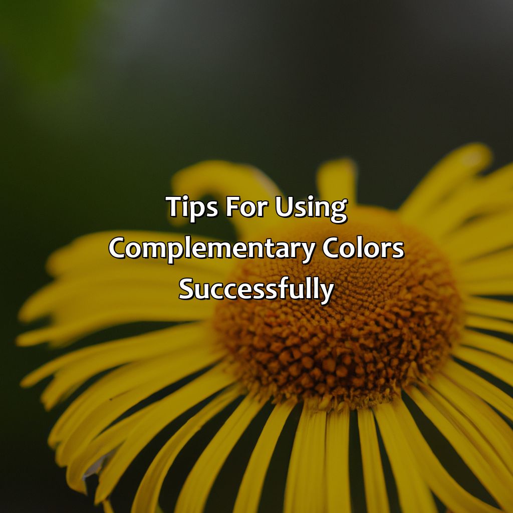 Tips For Using Complementary Colors Successfully  - What Color Compliments Yellow, 