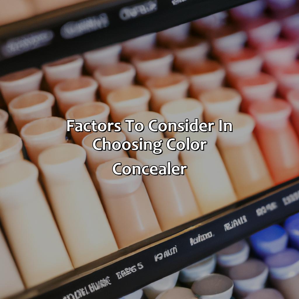 Factors To Consider In Choosing Color Concealer  - What Color Concealer, 