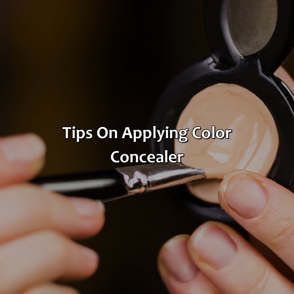 Tips On Applying Color Concealer  - What Color Concealer, 