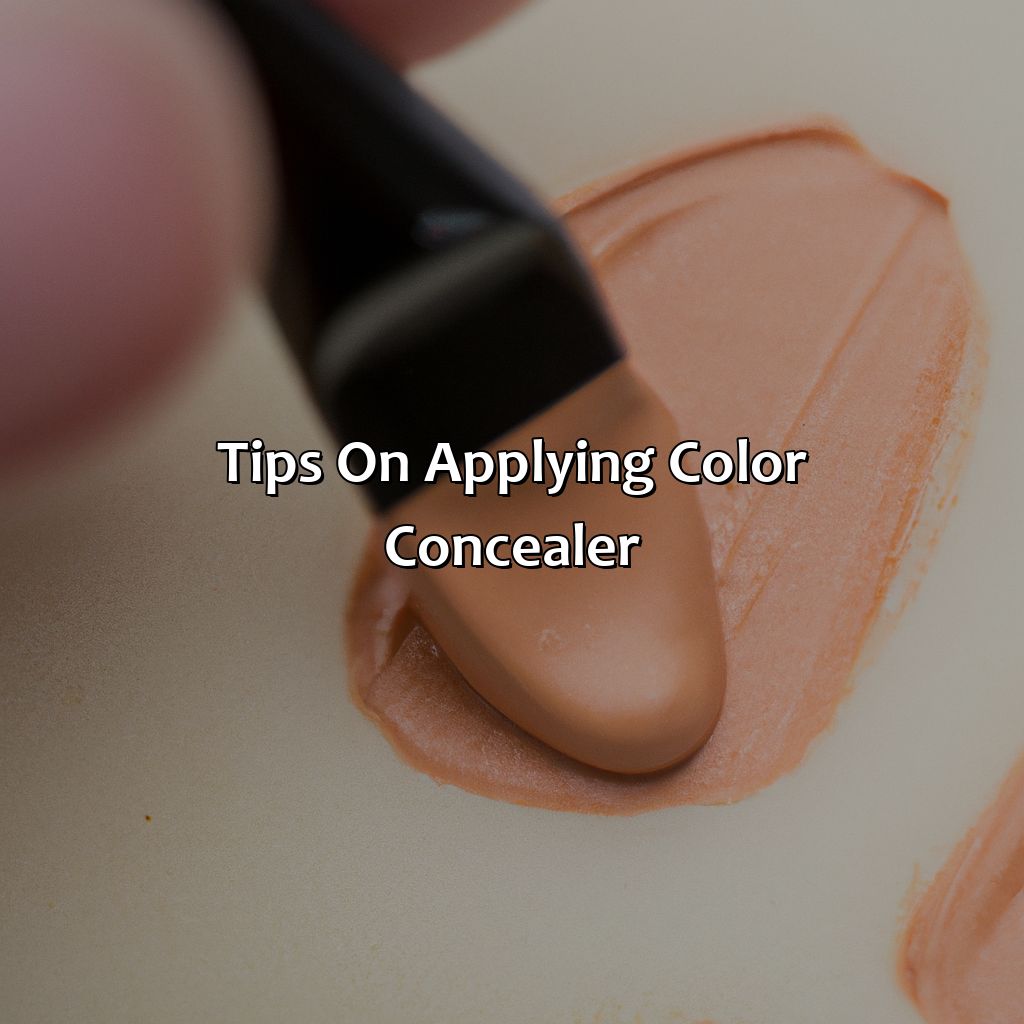 Tips On Applying Color Concealer  - What Color Concealer, 
