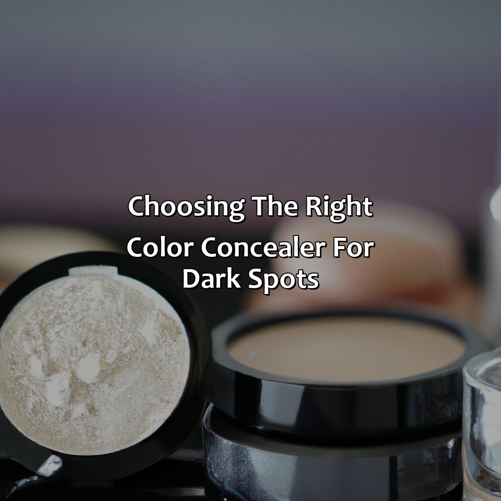 Choosing The Right Color Concealer For Dark Spots  - What Color Concealer For Dark Spots, 