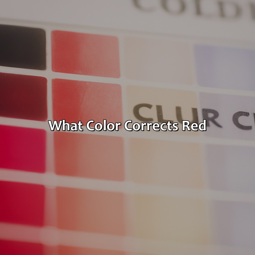 What Color Corrects Red?  - What Color Corrects Red, 