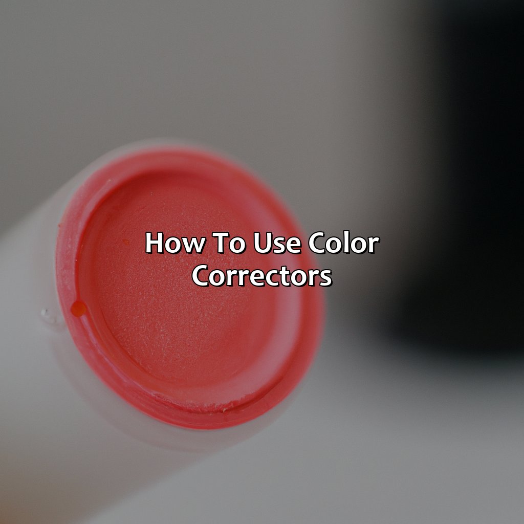 How To Use Color Correctors  - What Color Corrects Red, 