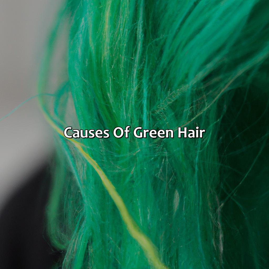 Causes Of Green Hair  - What Color Covers Green Hair, 