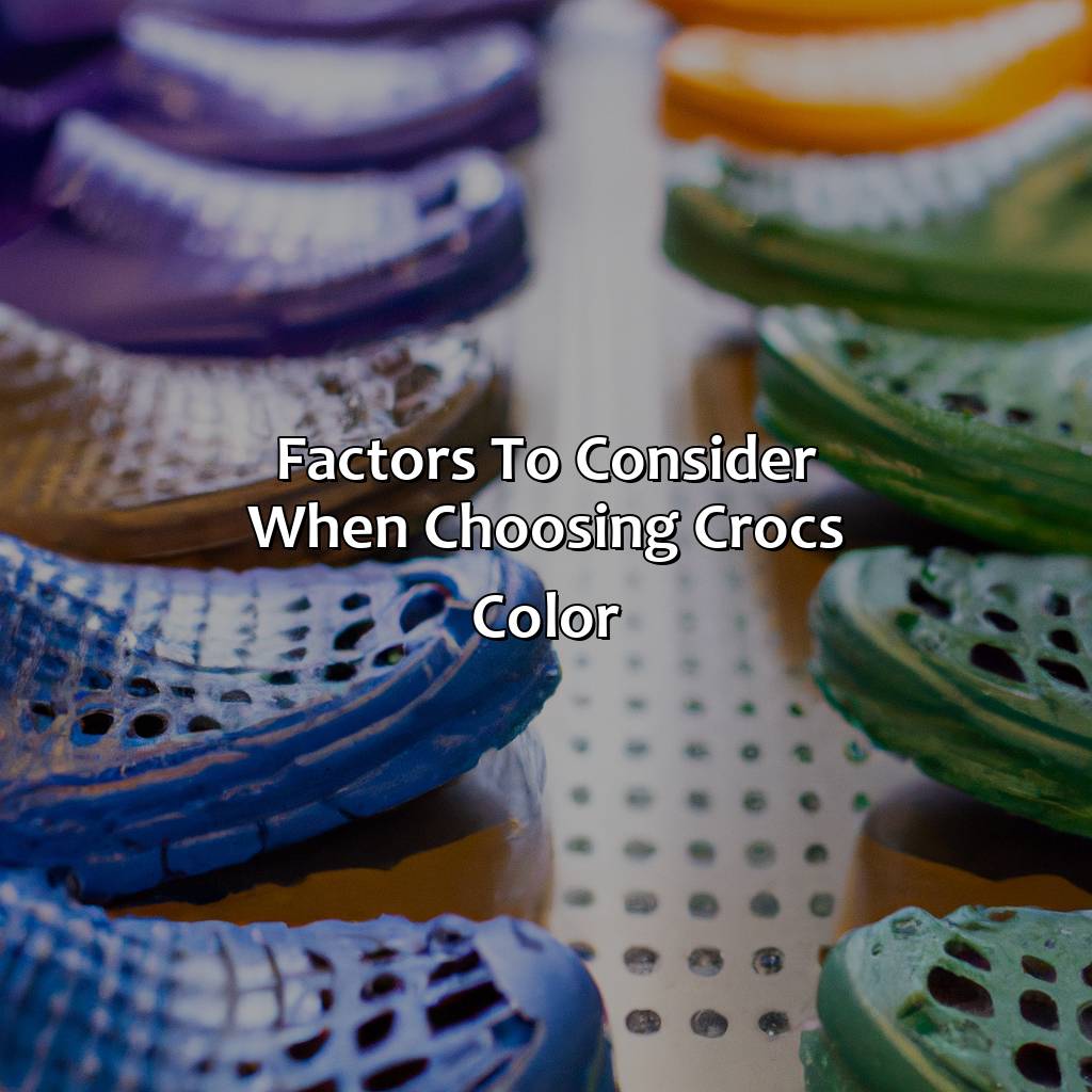 Factors To Consider When Choosing Crocs Color  - What Color Crocs Should I Buy, 
