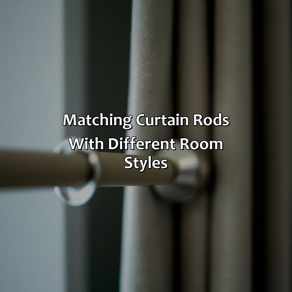 Matching Curtain Rods With Different Room Styles - What Color Curtain Rods, 