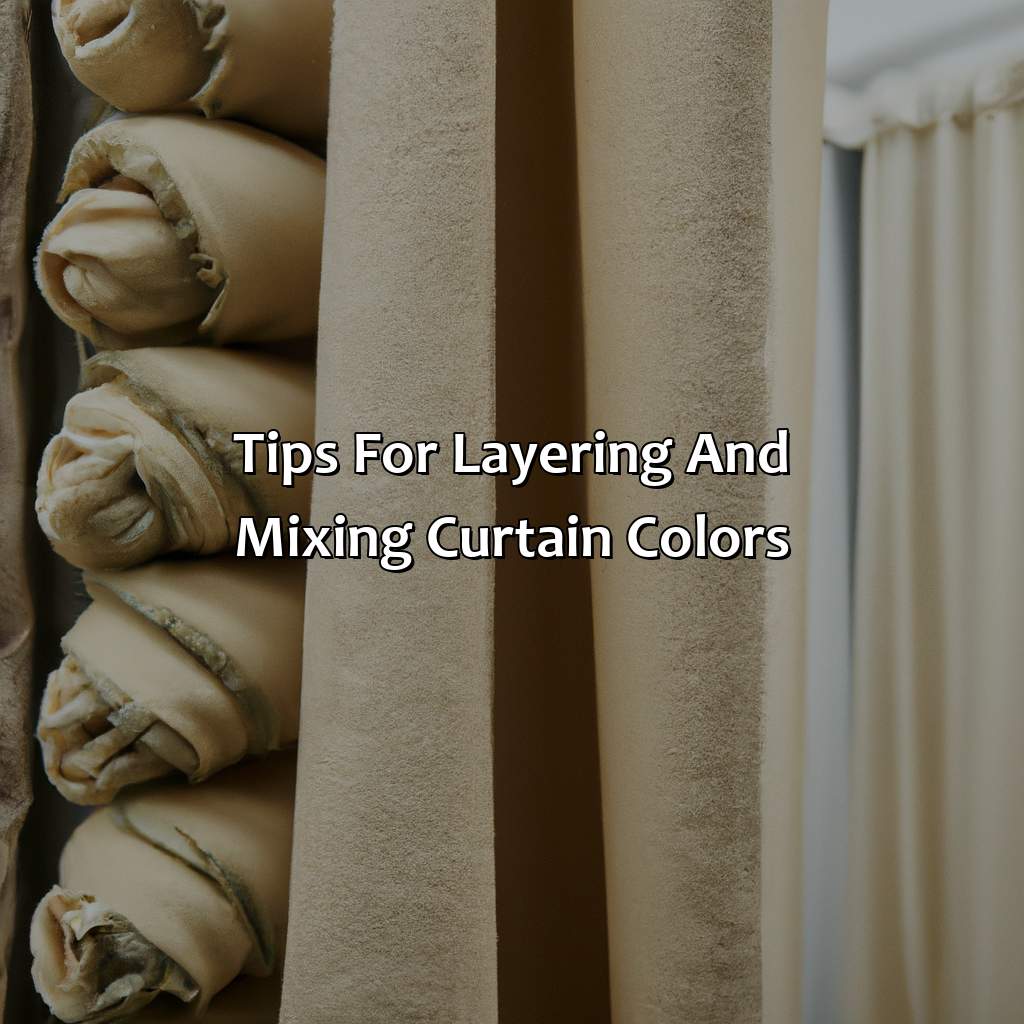 Tips For Layering And Mixing Curtain Colors  - What Color Curtains Should I Get, 
