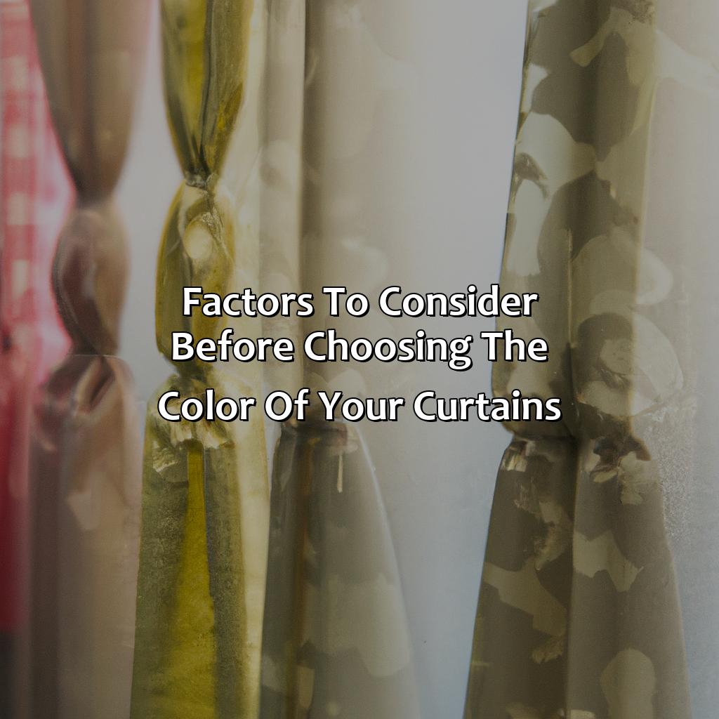 Factors To Consider Before Choosing The Color Of Your Curtains  - What Color Curtains Should I Get, 