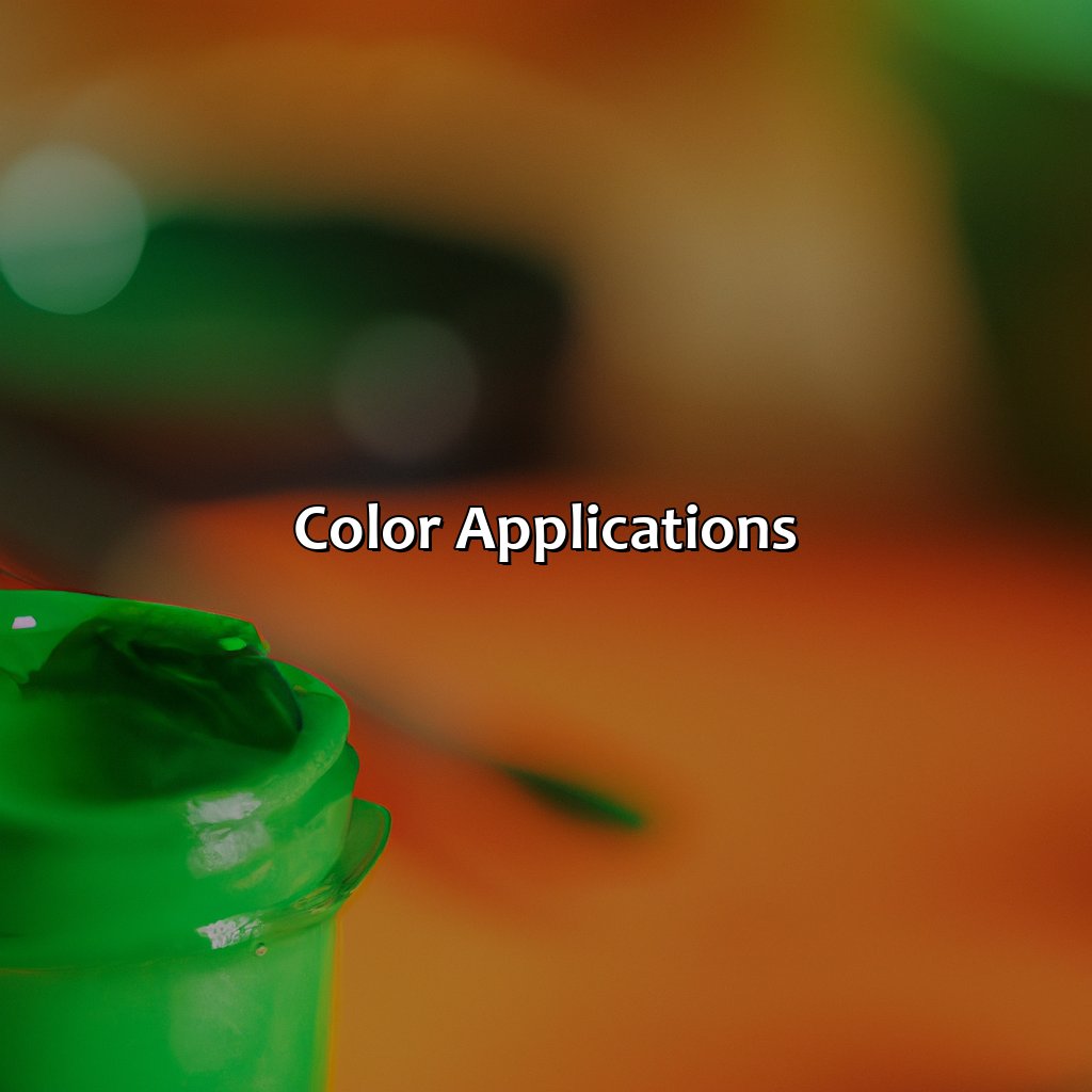 Color Applications  - What Color Do Green And Orange Make, 