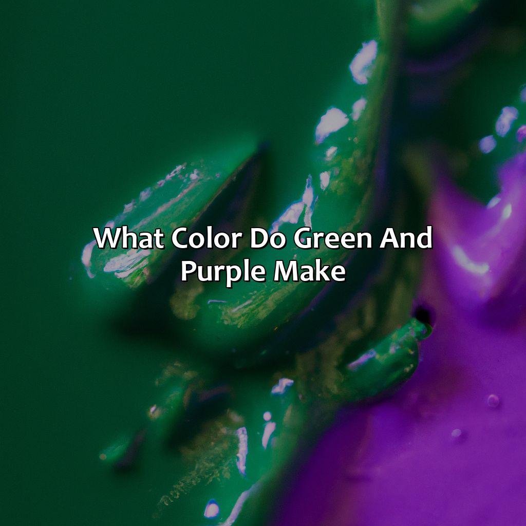 What Color Do Green And Purple Make - colorscombo.com